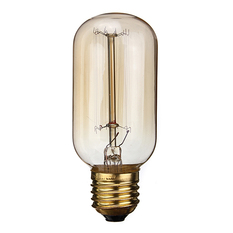Giá bán 4PCS 110V 40W Vintage Antique Edison Style Carbon Filamnet Clear Glass Bulb T45-E27 (Intl)