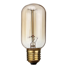 Giá bán 6PCS 220V 60W Vintage Antique Edison Style Carbon Filamnet Clear Glass Bulb T45-E27 (Intl)