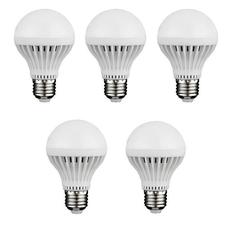 Giá bán Bộ 5 bóng đèn LED búp Tomhouse 9W (Ánh sáng trắng)