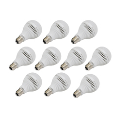 Giá bán Bộ 10 bóng đèn Led Bulb 5w ánh sáng vàng (trắng)
