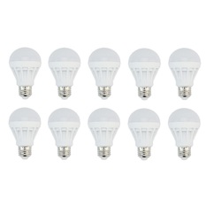 Giá bán Bộ 10 bóng LED 7W bulb nấm tiết kiệm điện (Trắng sáng)
