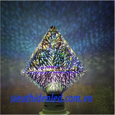 Bóng đèn trang trí kim cương 3D-DLB07