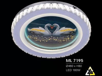 Đèn mâm ốp trần trang trí siêu đẹp ML-7195
