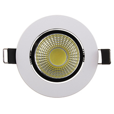 Giá bán Dimmable 6W 9W 12W 15W COB LED Downlight Kit Fixture Recessed Ceiling Light Bulb Cool White (Intl)