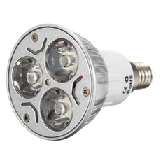 Giá bán E14 High Power 3x1=3W LED Pure White Down Spot Light Lamp Bulb 85-240V (Intl)